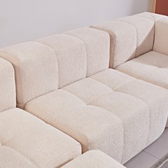 2-Seater Modular Sofa - Beige