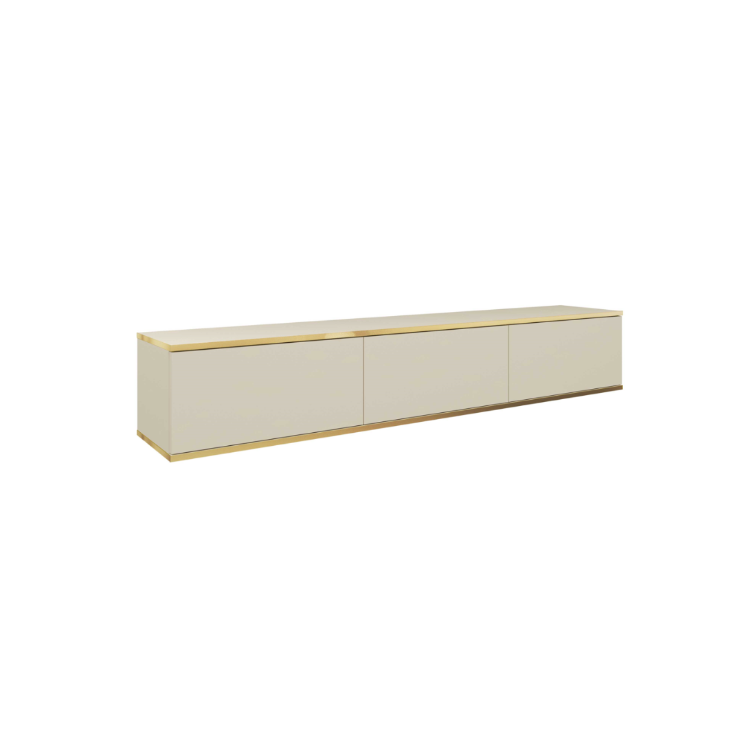 TV Unit MDF Wall Mounting – Beige