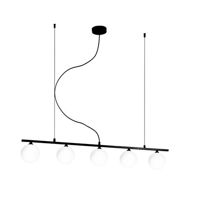 Pendant Lamp Iron-Glass - Black