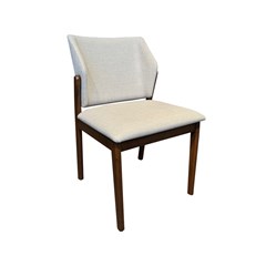 Dining Chair – Grey & Walnut