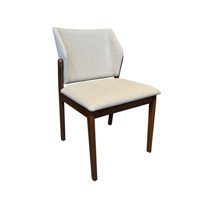 Dining Chair – Grey & Walnut