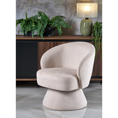 Lounge Armchair in Beige