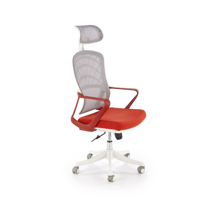 Office Chair Adjustable Cinnamon White