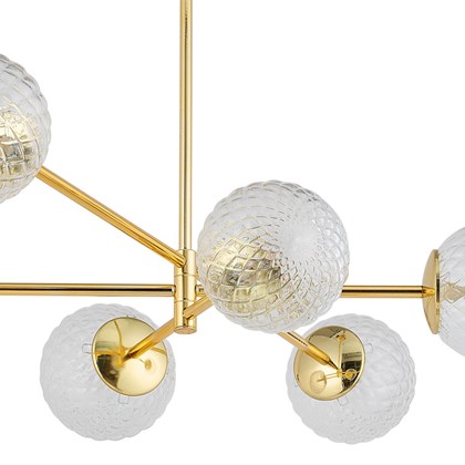 Ceiling Lamp 6 Panels - Gold