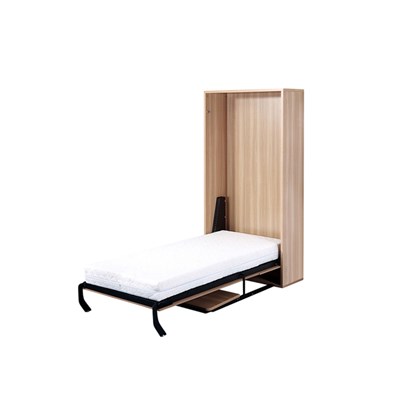 Single Wall Bed with Desk 90x190 cm