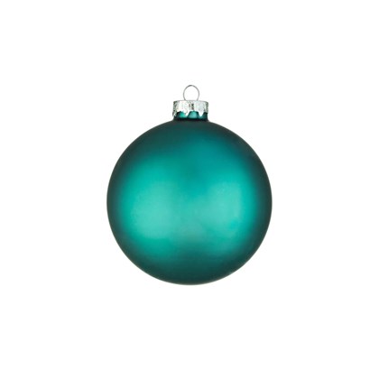 Woodl Green Matt Bauble 6cm