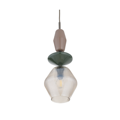 Zen Pendant Lamp – Brown Cognac