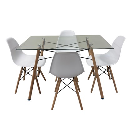 Set Of 4 Chairs With Dining Table