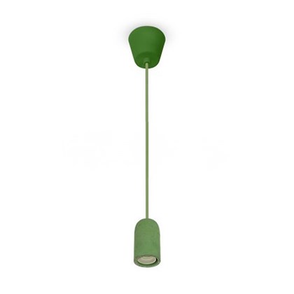 Concrete Pendant Light Green