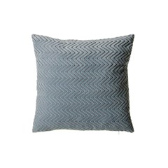 Textile Blue Polyester Cushion 45x45cm