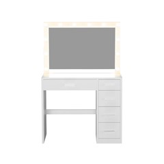 Vanity Table White 90X45X135cm