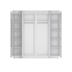 4D Wardrobe – Alpin & White High Gloss