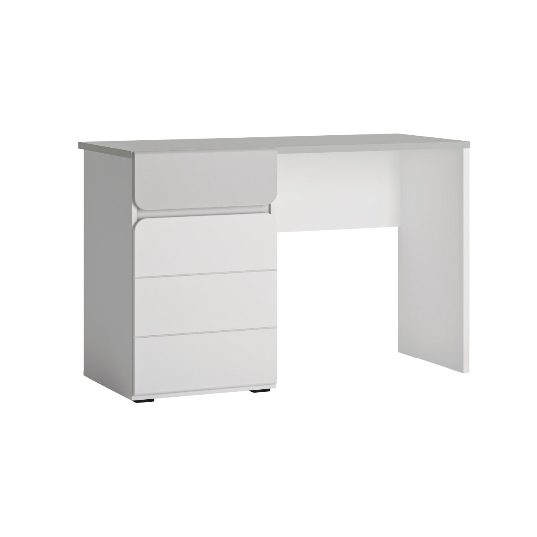 Desk 1 Door 1 Shelf – White Alpin White MDF
