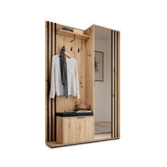 Hallway Cabinet – Artisan Oak & Black