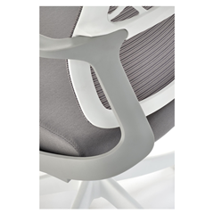 Office Chair Adjustable Grey White