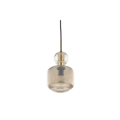 Sophia Cognac & White Hanging Lamp – 1xE14