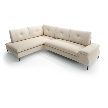 Corner Sofabed with Chaise Left 274cm – Light Beige