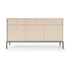 Sideboard 3 Doors 3 Drawers – Beige