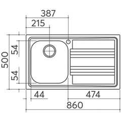 Jollynox Built In Sink Stainless Steel