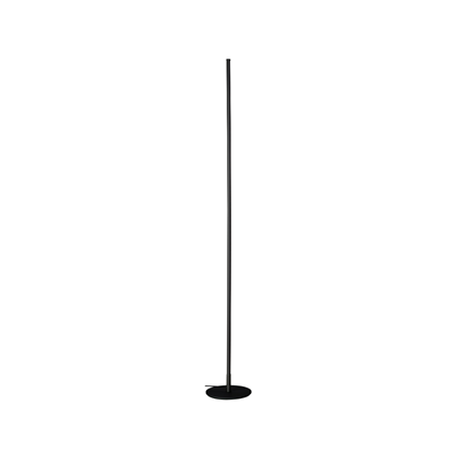 Floor Lamp – Aluminium & Silicone, Black