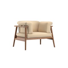 Teak Armchair With Cushions
