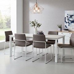 Outdoor table Alcora White