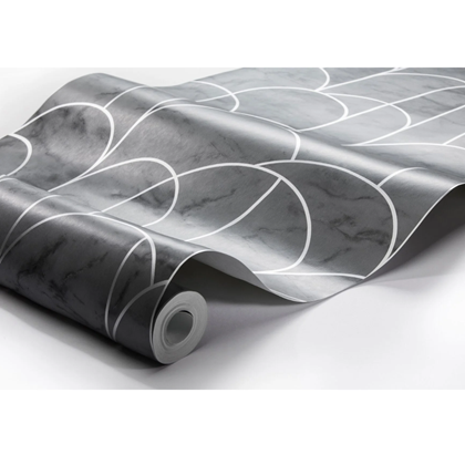 Wallpaper Arch Marbel Effect Black