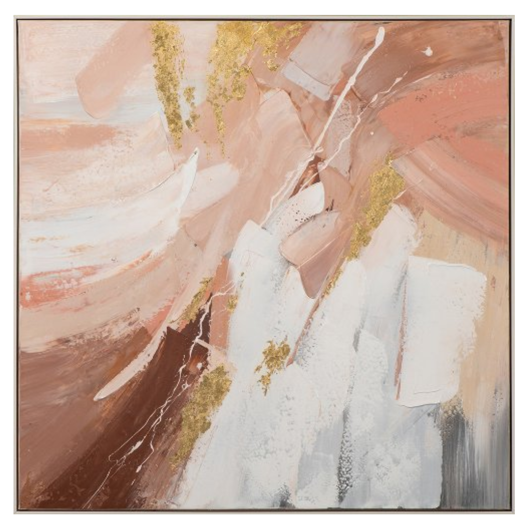 Soft Colour Composition Acryl Painting 102X102 cm
