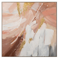 Soft Colour Composition Acryl Painting 102X102 cm