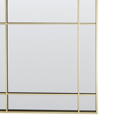 Mirror Rincon 77x3x183cm Smoked Glass & Gold