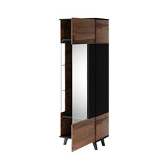 Display Cabinet W-1 Wotan Oak & Black