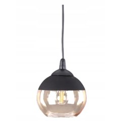 Pendant Light Amber Glass Shade