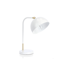 Glasgow white table lamp h41