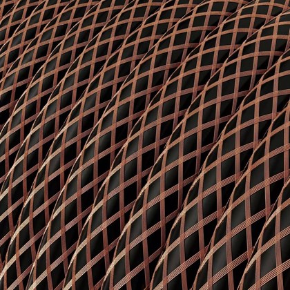 Electric Cable With Copper Mesh - Black