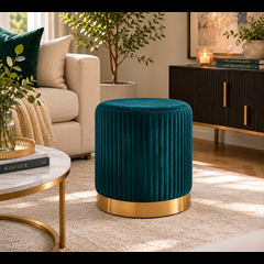 Ottoman – Velvet Blue