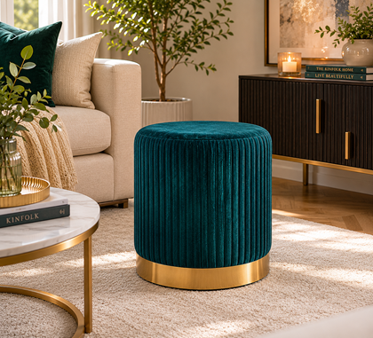Ottoman – Velvet Blue