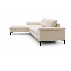 Corner Sofabed with Chaise Left 268cm – Light Beige