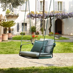 Swing Hanging Armchair Anthracite Green