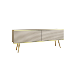 TV Unit MDF with Legs - Beige