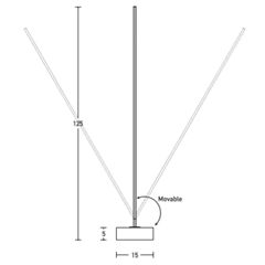 Floor Lamp LED – Black
