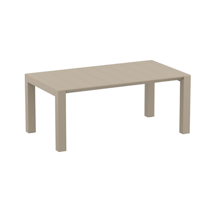 Extendible Table Taupe 140/220x100
