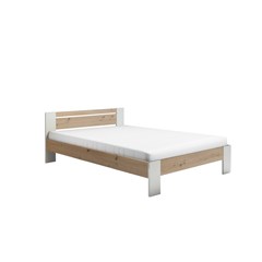 Futon Bed with Slats 140x200 - Artisan Oak & White