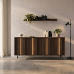 4D Chest of Drawers – Dark Wood