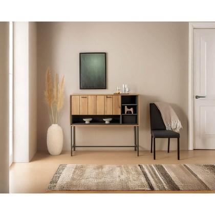 Bar Cabinet 1K – Oak & Anthracite
