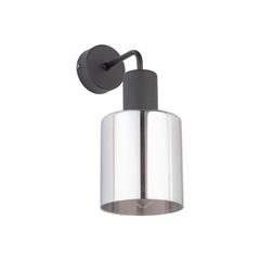 Wall Lamp - Black & Graphite Shade