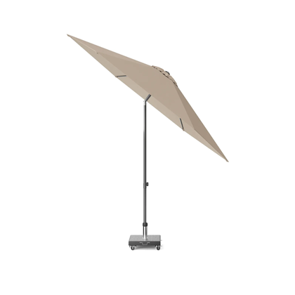 Anthracite & Taupe Centre-Pole Parasol D300