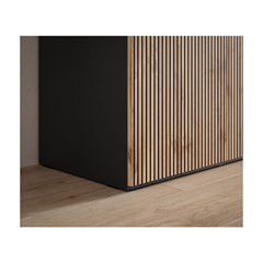 Modular Wardrobe - Black & Oak
