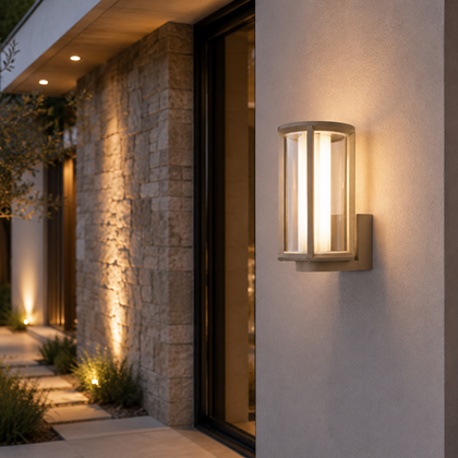 Outdoor Wall LED Light 13W 3000K – Beige-Brown (Taupe)