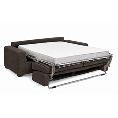 3 Seater Sofa Bed 199x84cm – Taupe-Brown
