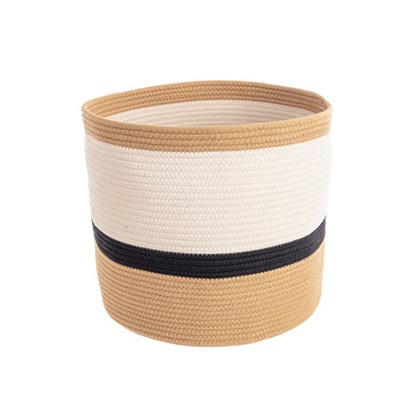 Abode Ro Natural White Basket Large